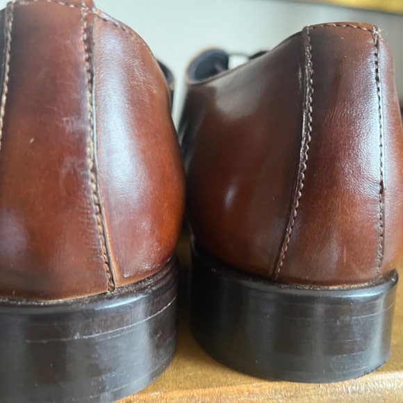 Cognac size 8 1/2 (9 1/2) whole-cut lace ups - Picture 10 of 12